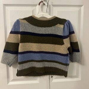 West Chester olive knit sweater